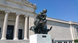 Rodin's The Thinker - Damaged